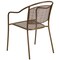 Emma and Oliver Commercial Grade 5 Pack Indoor-Outdoor Steel Patio Arm Chair with Round Back